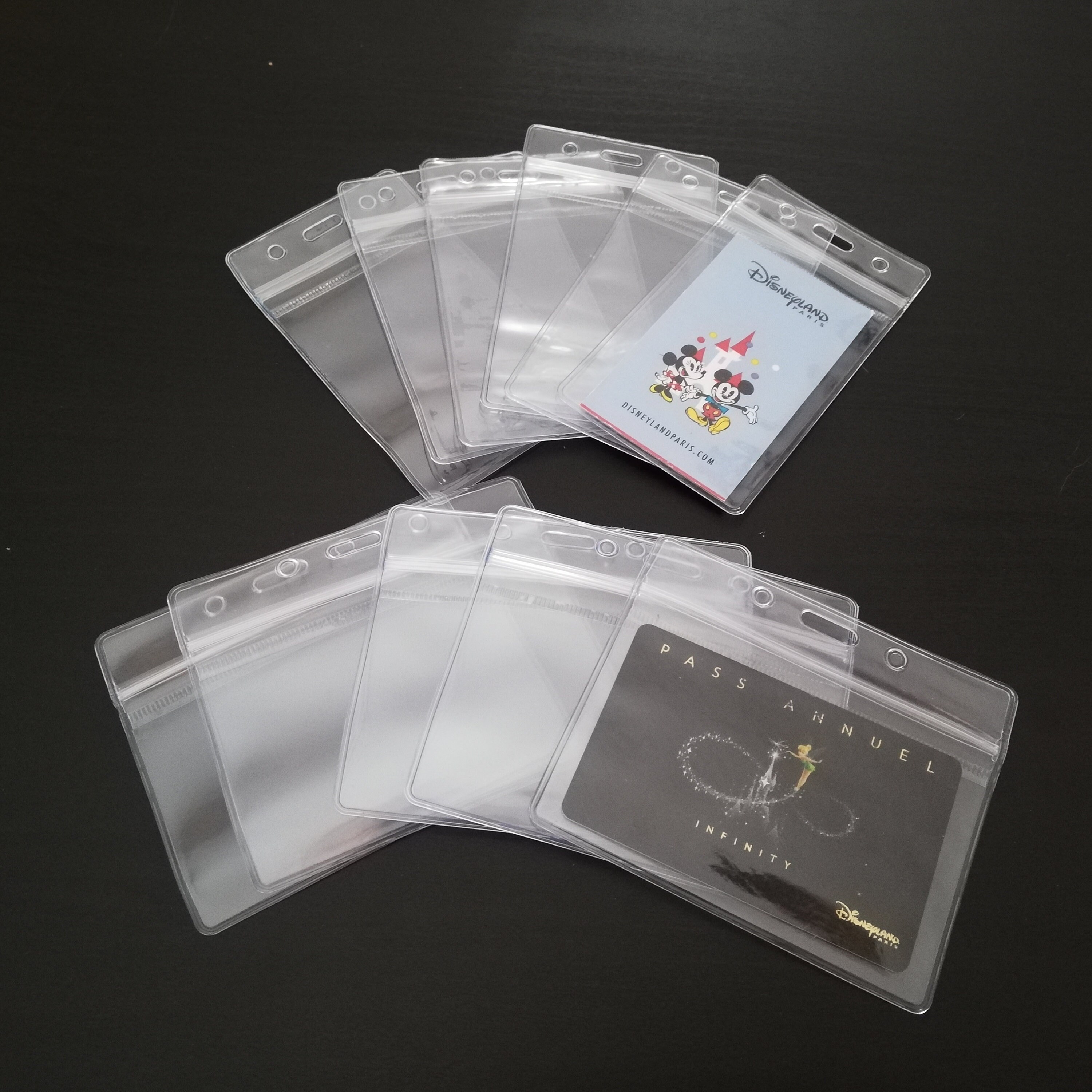 Porte-carte étudiant Avec Cordon - Pochette Plastique Motif Fleurs, Pour Badge, Carte D'identité, Accès