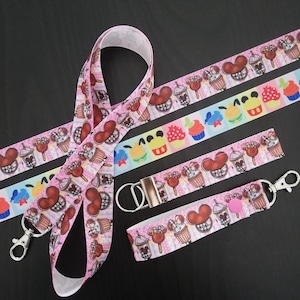 Disneypark food Lanyard / Keyfob / Ears Holder Disney