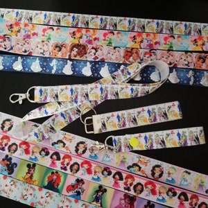 Disney Princesses - Keychain / lanyard