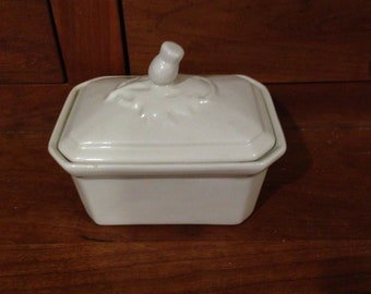 set of 6  Vtg Mackenzie Childs Ceramics Thistle Lidded Box boxes Maclachlan Rare Retired Majolica Porcelain  - neiman marcus