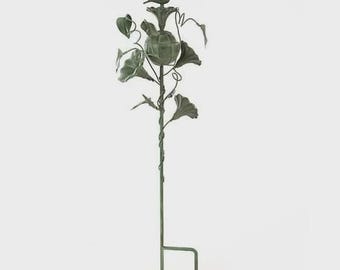 Mackenzie Childs Outdoor designer decor birds flowers verdigris metal yard art Decoration  Free Shipping more Mackenzie Childs Available