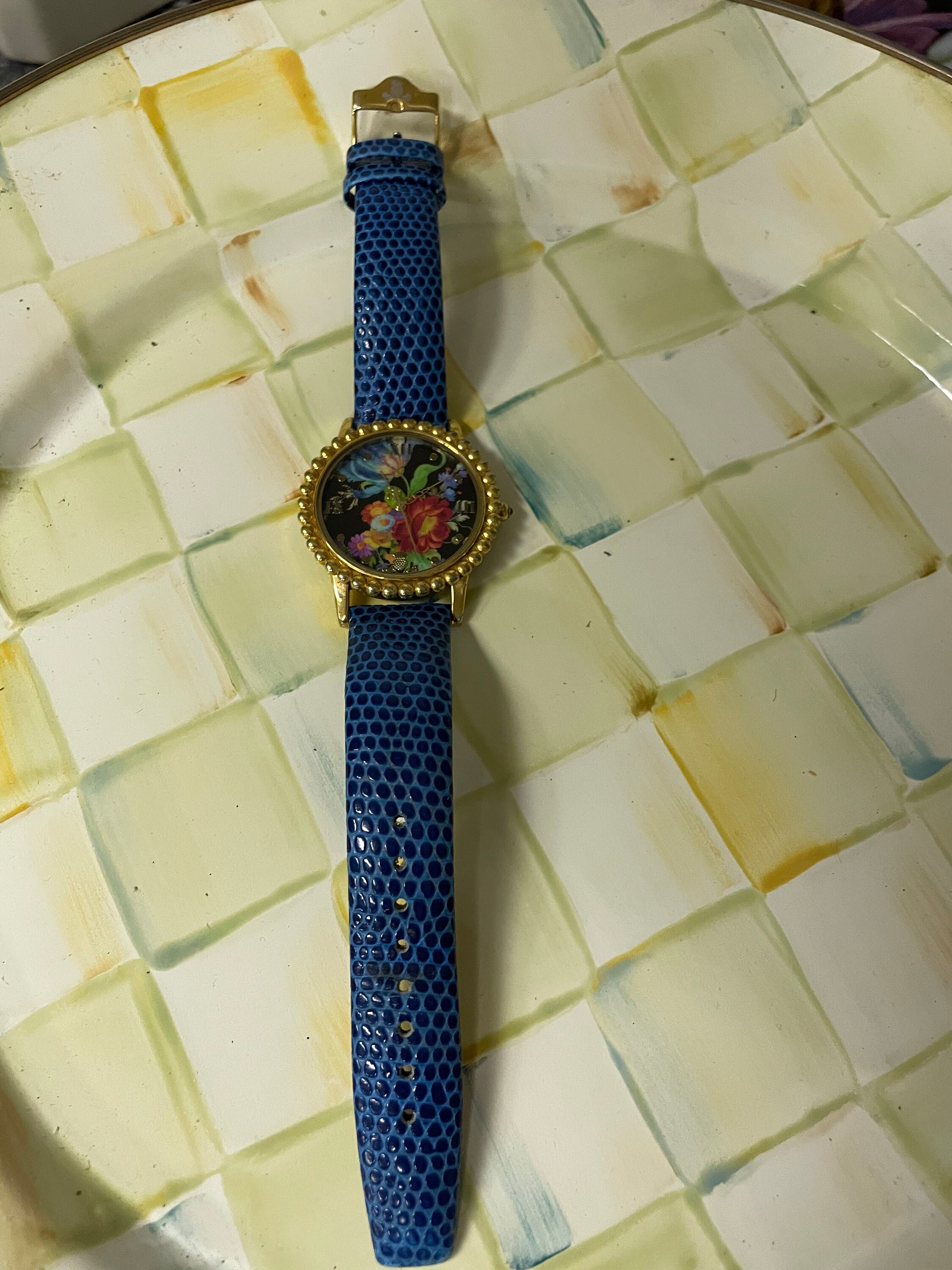 Mackenzie Childs Teal Florabundance Watch maxresdefault.jpg main image 3