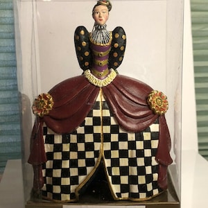 Mackenzie Childs Mother Ginger  Nutcracker Suite Ornament Christmas holiday htf retired rare FREE SHIPPING No box