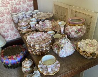 Mackenzie Childs Ceramic Majolica Honeymoon Lemon Curd Butter