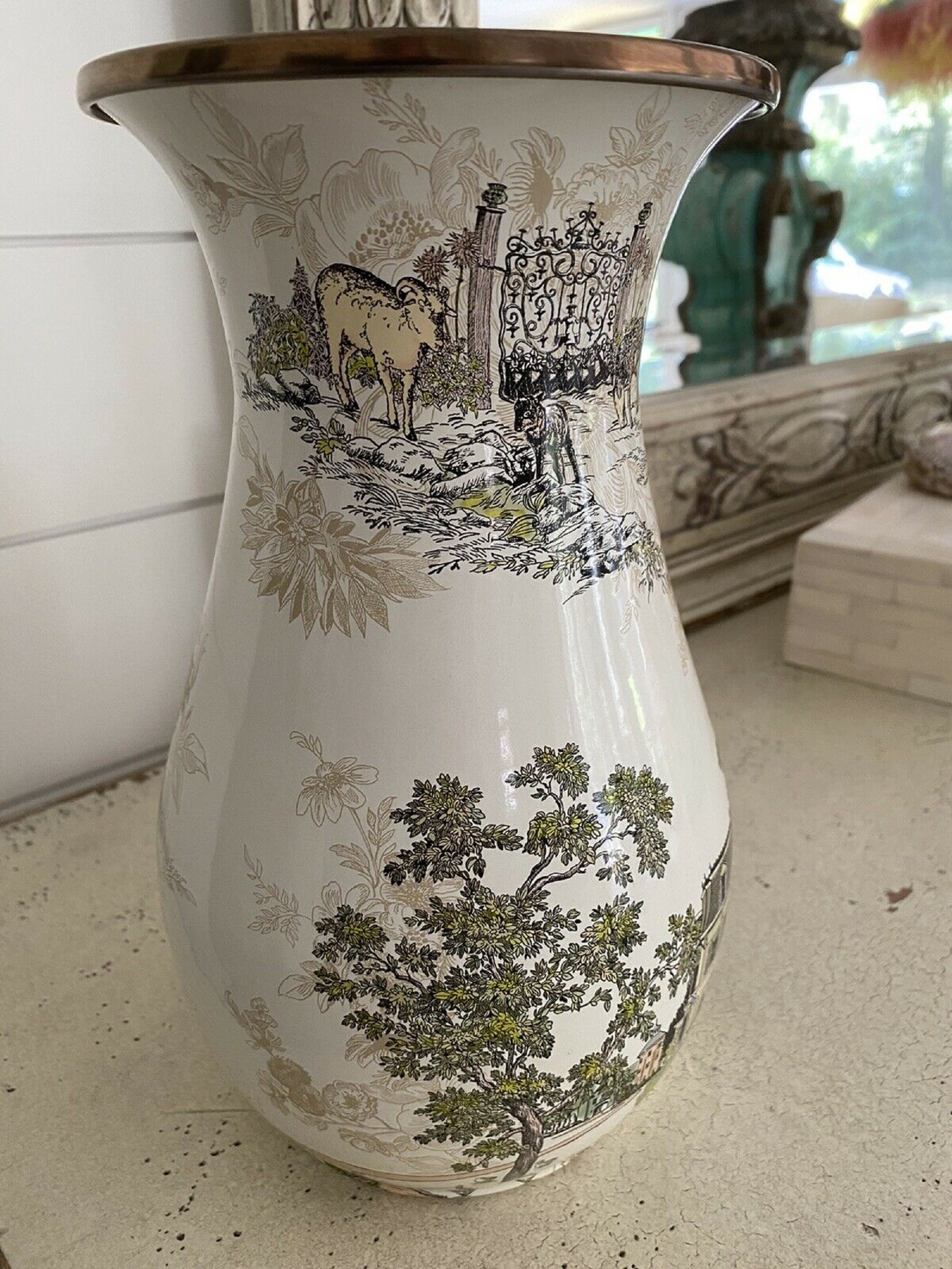 Mackenzie Childs Aurora Farm patio cortesano comprobar Finger | Etsy