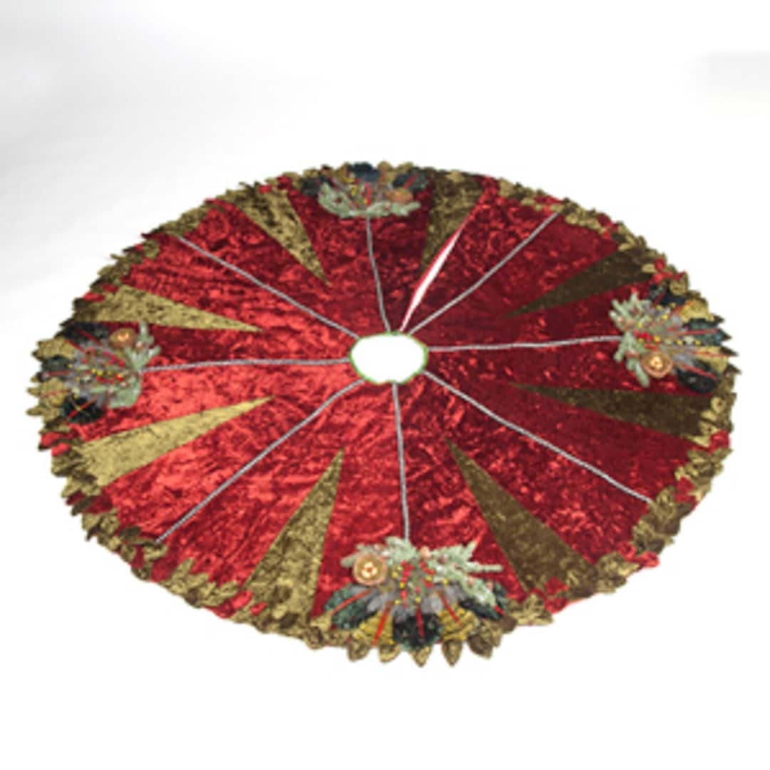 Mackenzie Childs Christmas Tree Skirt 