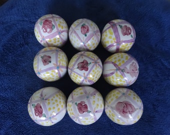 Mackenzie Childs Pottery Cabinet Knob Handle - Dresser - kitchens pull - 6 available and many other styles of knobs