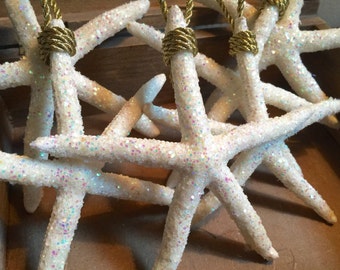 Starfish Ornament, Starfish Wedding Favor, Shell Favors, Nautical Wedding Favors, Christmas Ornament, Nautical Ornament, Nautical Ornament