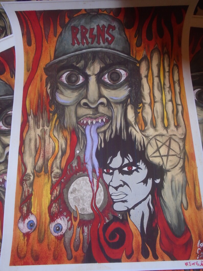 Richard Ramirez Nightstalker Ltd Edition Numbered Art Print | Etsy