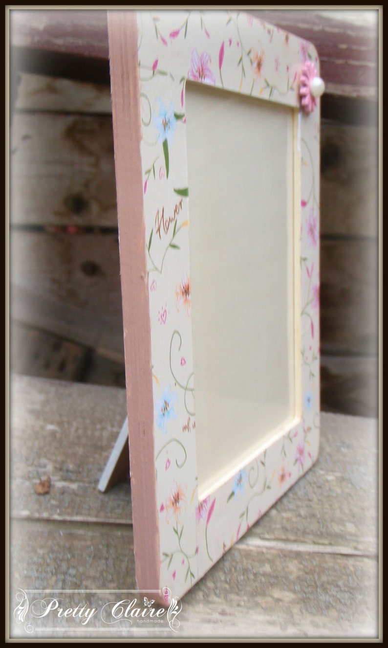 Decoupage Photo Frame Kids Room Decoration Baby Shower Gift Etsy