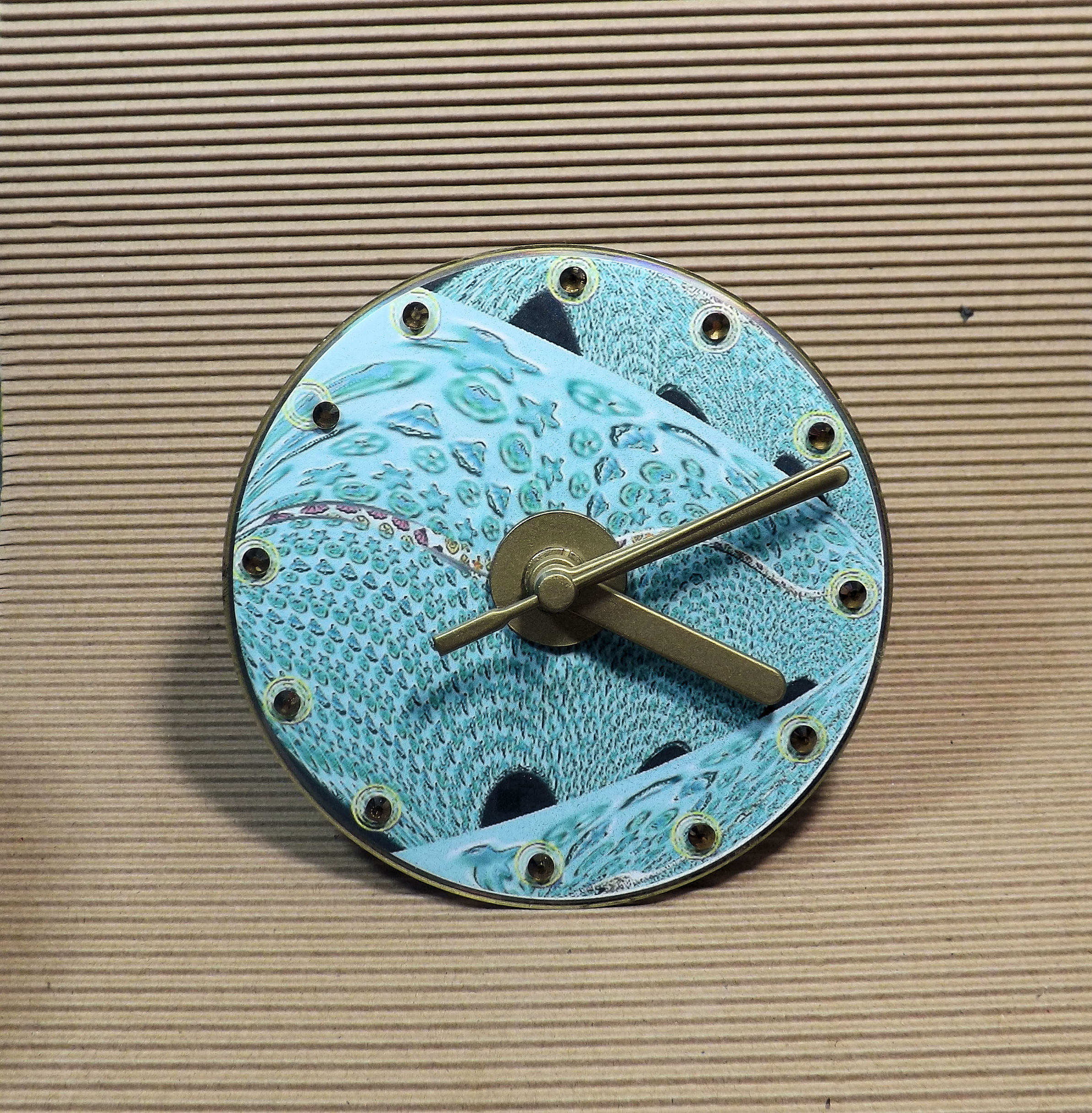 Clock CD clock analogue clock small clock gift clock Etsy