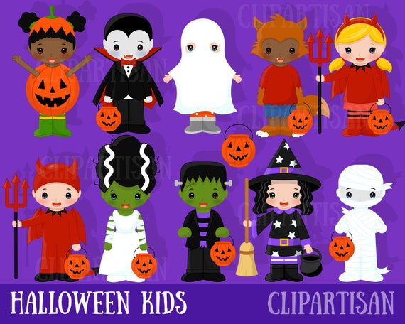 cute halloween costume clip art