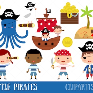 Little Pirates Clipart