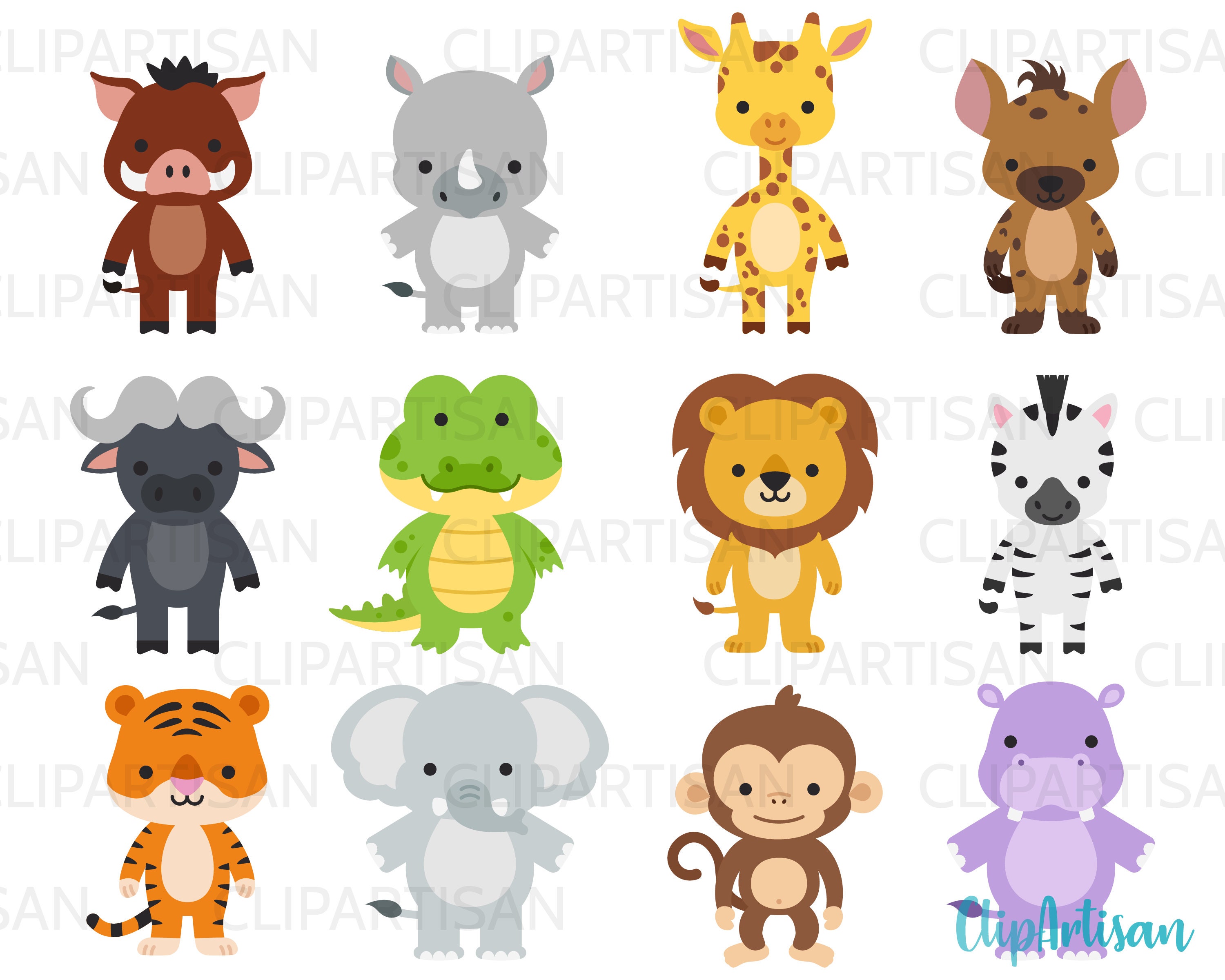Buy African Animals Clipart Safari Animals Clip Art Cute Nursery Online in India - Etsy Buy African Animals Clipart Safari Animals Clip Art Cute Nursery Online in India - Etsy