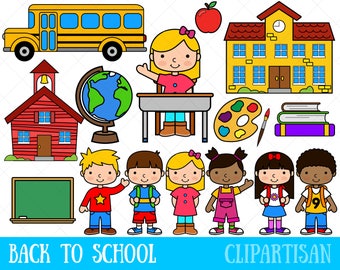 Back to School Clipart | First Day of School Clip Art
