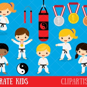Karate Clipart / Karate Kid Clip Art