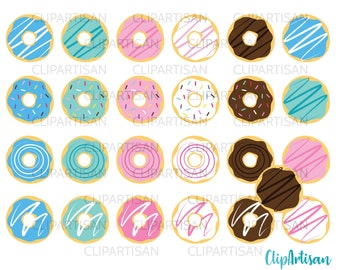 Donut Clipart, Doughnuts Clip Art