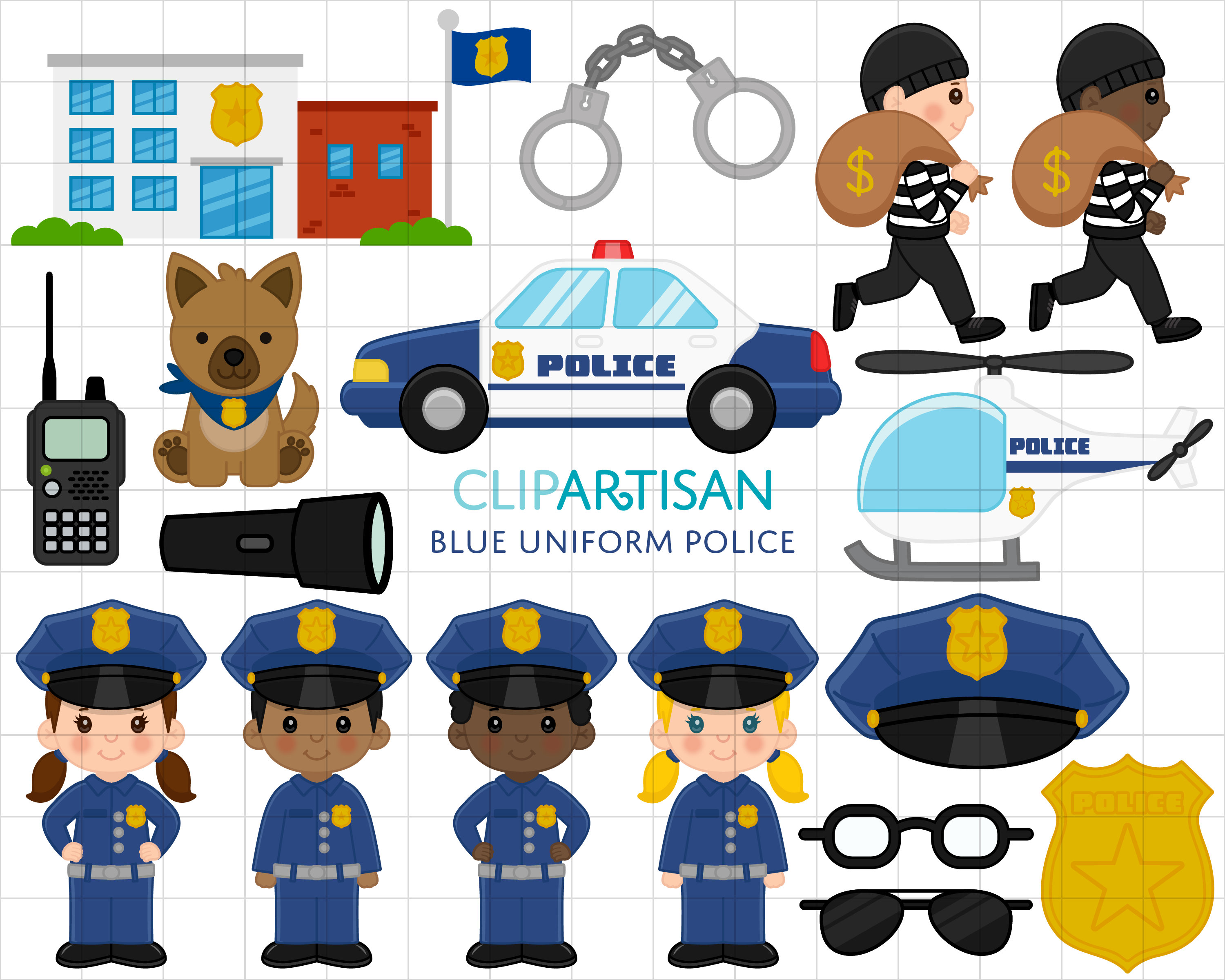 Law and Legal Clipart-police officer silver badge clipart