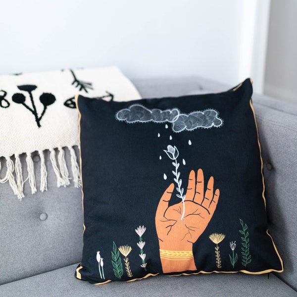 Mother Earth Pillow Etsy