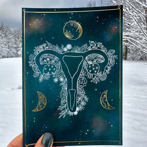 2024 Moon and Period Tracker. Moon journal. Paper period tracker. Period journal. image 1