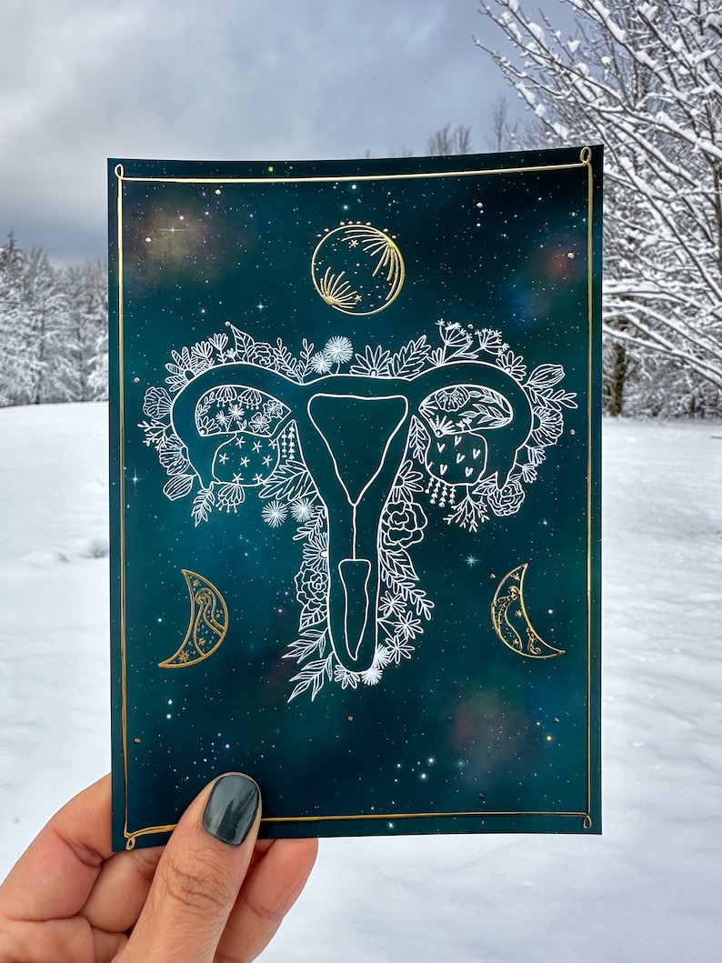 2024 Moon and Period Tracker. Moon journal. Paper period tracker. Period journal. image 1