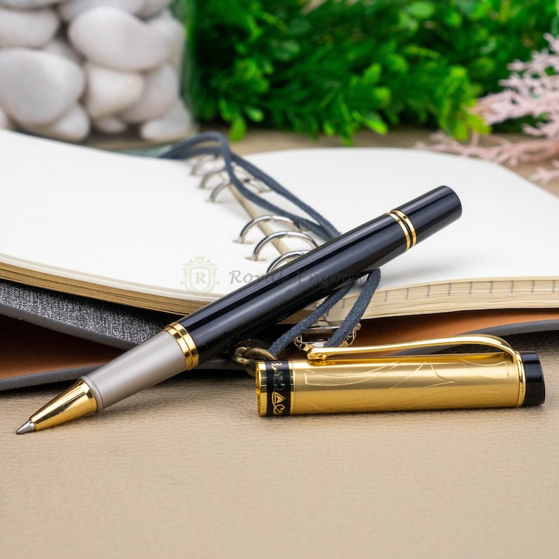 Personalized Signature Gold Engraved Pen Premium Metal Pen, Custom ...