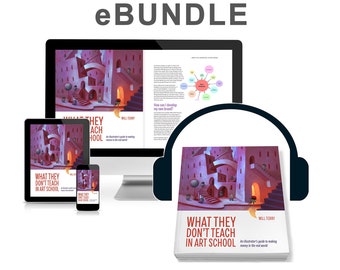 What They Don&#39;t Teach in Art School. Combo. E-book & Audio book. Artist&#39;s Guide to Make Money