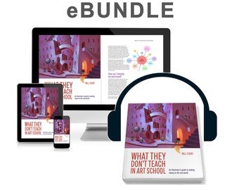 What They Don't Teach in Art School. Combo. E-book & Audio book. Artist's Guide to Make Money