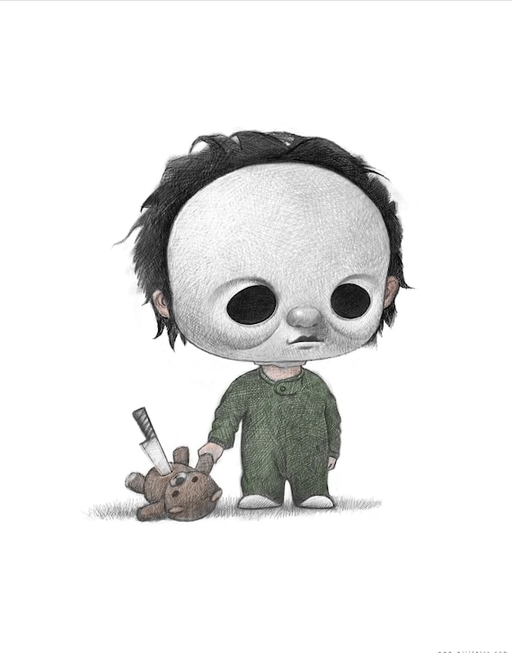 11x14 Baby Michael My a Serial Killer Color Print Etsy