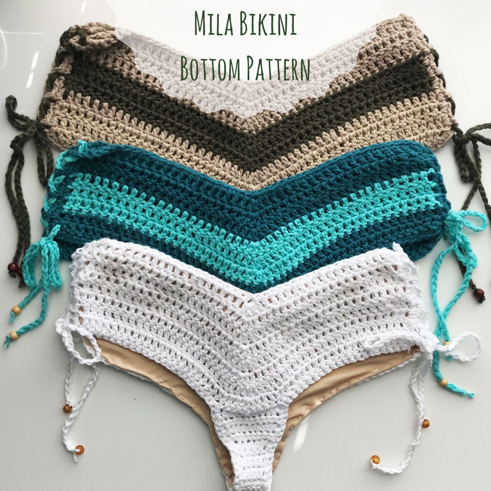 Mila Bikini Bottom Crochet Pattern