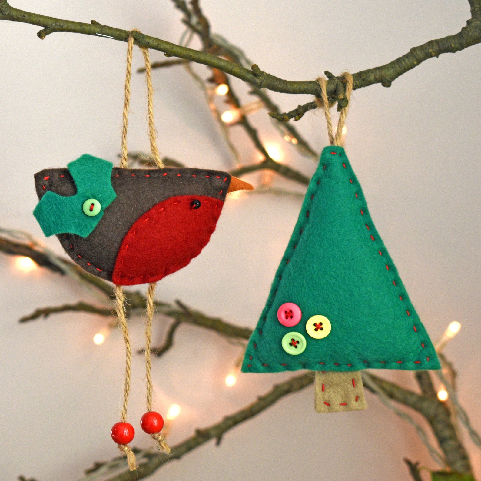 Christmas Decorations Sewing Kit - Etsy UK