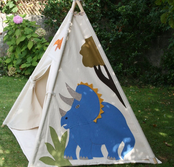 dinosaur teepee tent