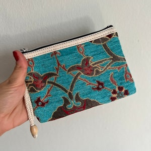 Kleine Geldbörse, Minimalistische Geldbörse, Geldbörse, Vintage Stil, Vegan Geldbörse, Einzigartiges Geschenk, Schminktasche, Geschenk für sie, handgemacht