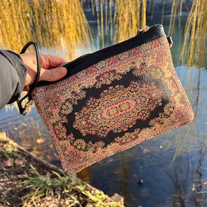 Umhängetasche/handgefertigte Tasche/gewebte Handtasche/mit Griff, Umhängetasche oder Umhängetasche/Boho-Tasche