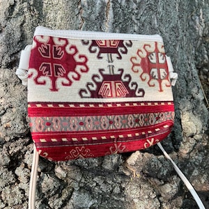 Umhängetasche/handgefertigte Tasche/gewebte Handtasche/mit Griff, Umhängetasche oder Umhängetasche/Boho-Tasche