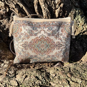 Umhängetasche/handgefertigte Tasche/gewebte Handtasche/mit Griff, Umhängetasche oder Umhängetasche/Boho-Tasche