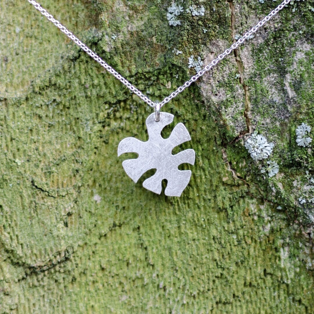 •MONSTERA ADANSONII• sterling silver cuff bracelet