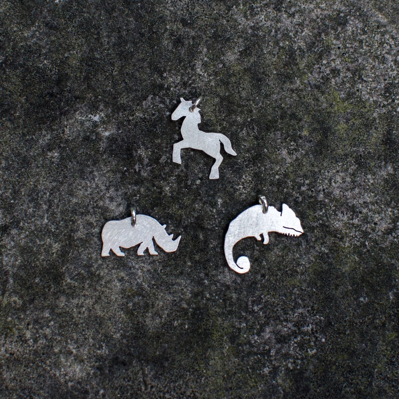 Silver Australia Pendant. Australia Silver Necklace. Etsy