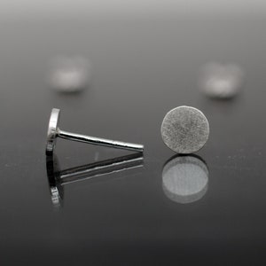 Cute silver points 925 sterling silver stud earrings. Hand cut tiny points studs. Geometry lovers gift. image 5