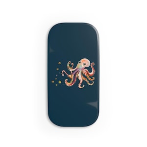 Octopus Phone Grip, Cute Phone Stand, Cell Phone Holder, Marine Life Gift, Unique Tech Accessory
