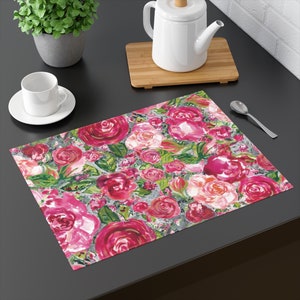 Vintage Cotton Cloth Placemat | Designer Placemat | Dinner Placemats | Cloth Luncheon Placemats