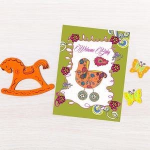 New Baby Greeting Card, Baby Card for Friend, Card for New Mom, New Mom Card for Daughter, Baby Card for Sister