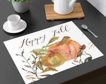 Fall Placemat | Thanksgiving Placemat | Pumpkin Table Placemat | Fall Home Decor