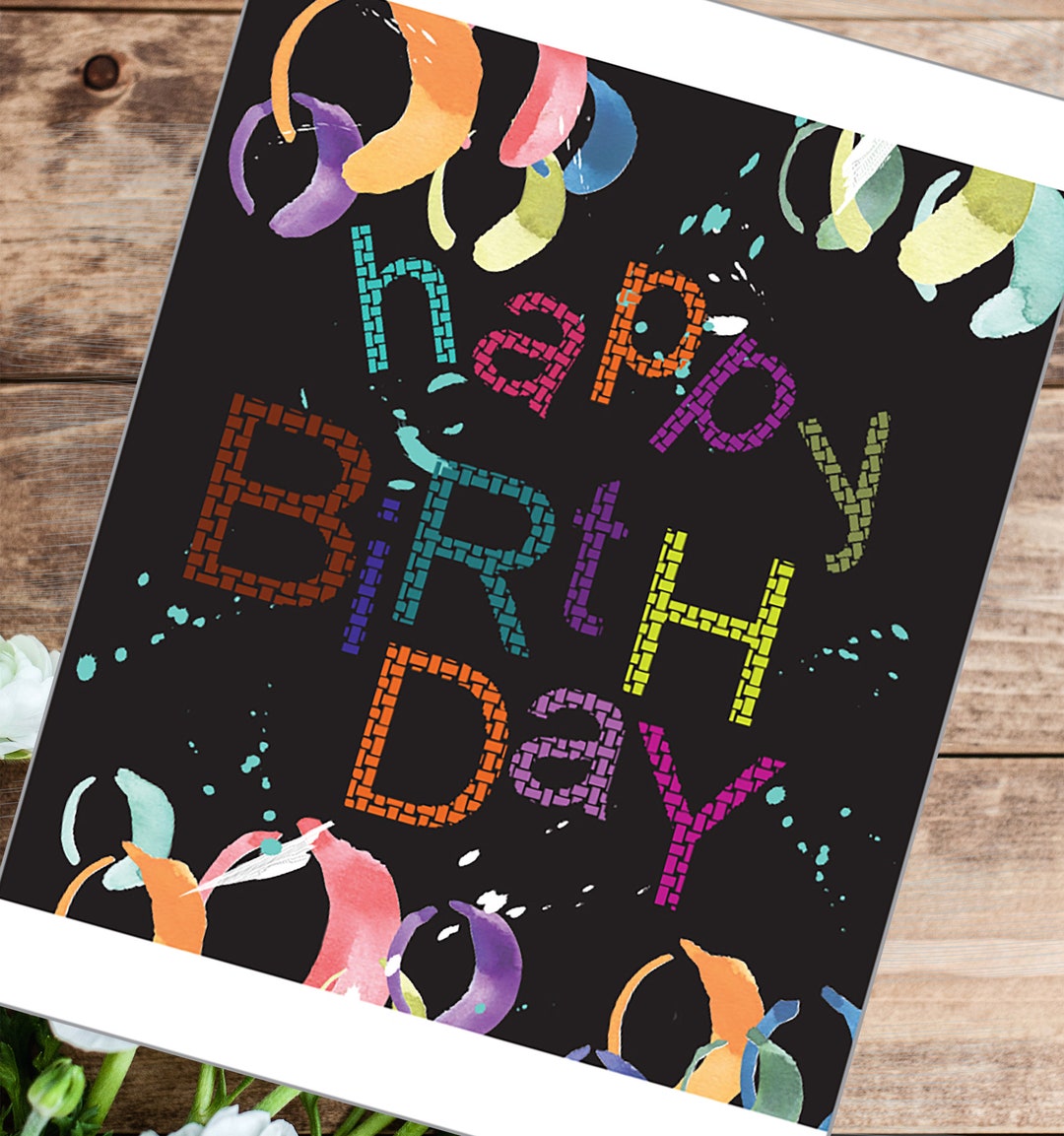 Funny Birthday Card | Cards for Men | Colorful Birthday | General ...