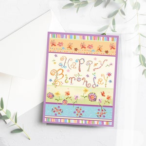 Birthday Cards for Teacher, Mom & Women - Unique Birthday Cards for Her, Mom Birthday, Aunt Birthday Greetings