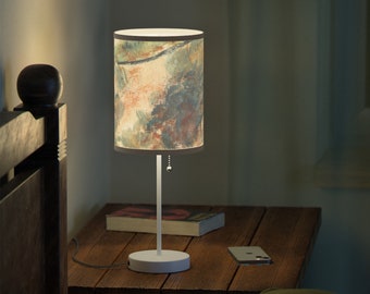 Desk Lamp | Office Lamp | Bedside Table Lamp | Brown Artisan Lamp |  Bedside Table Lamp on a Stand | Reading Lamp | Desk Lamp