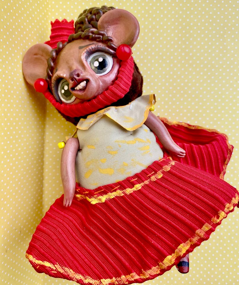 Encanto Art Toy Dolores Handmade Plush Doll Gift for Girl Etsy