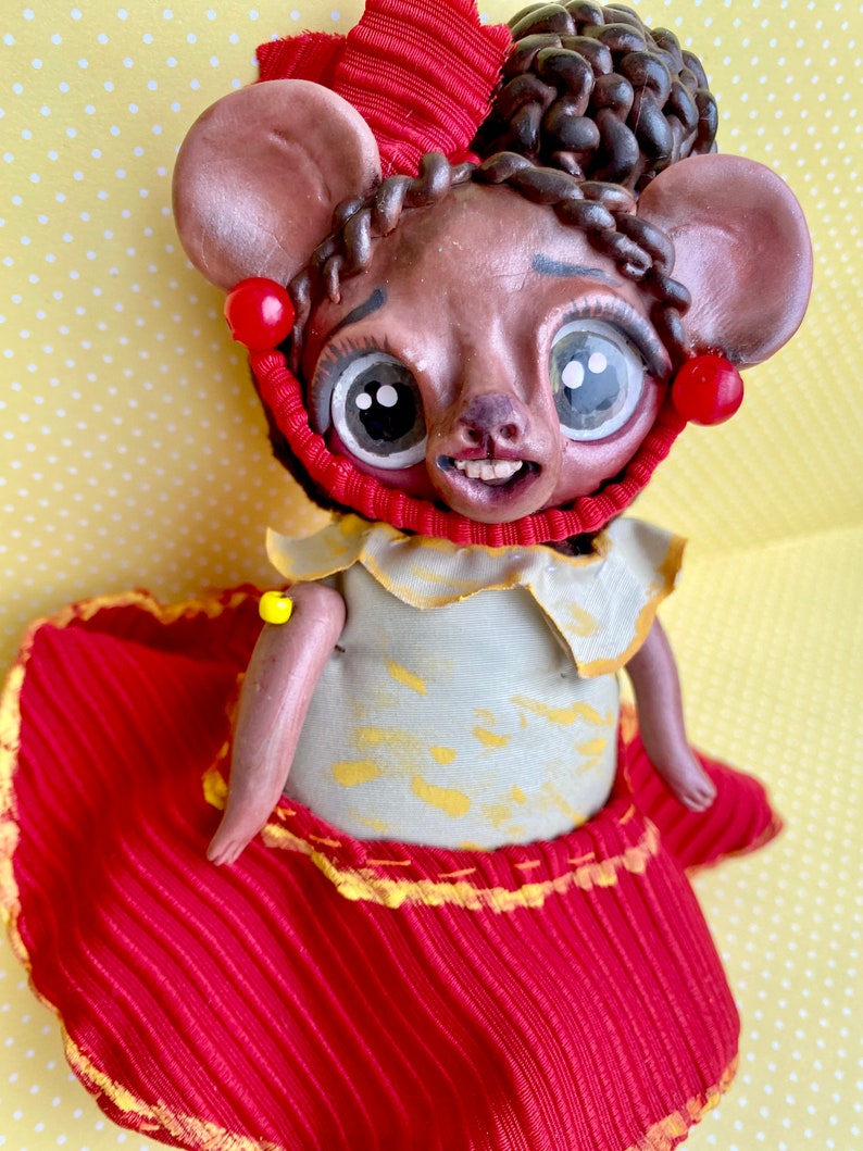 Encanto Art Toy Dolores Handmade Plush Doll Gift for Girl Etsy