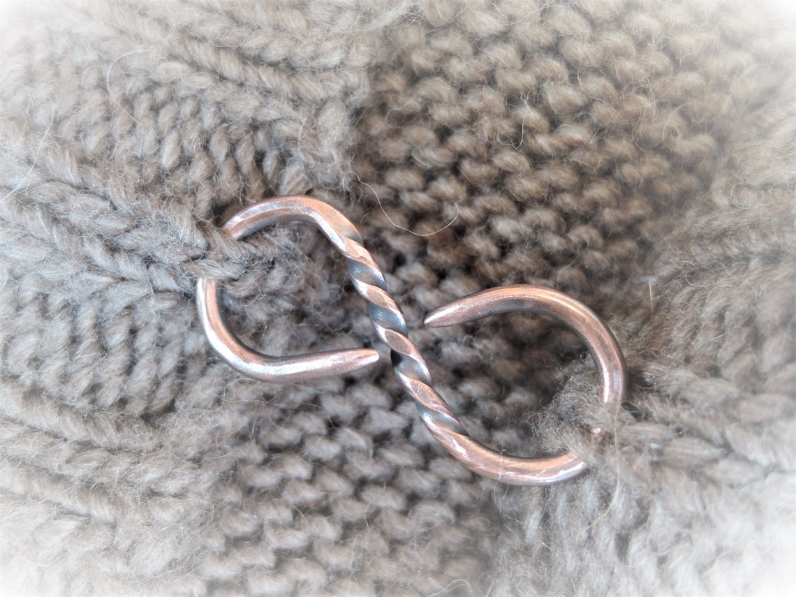 Infinity Cardigan Closure/fastener/clasp Copper Scarf Shawl - Etsy