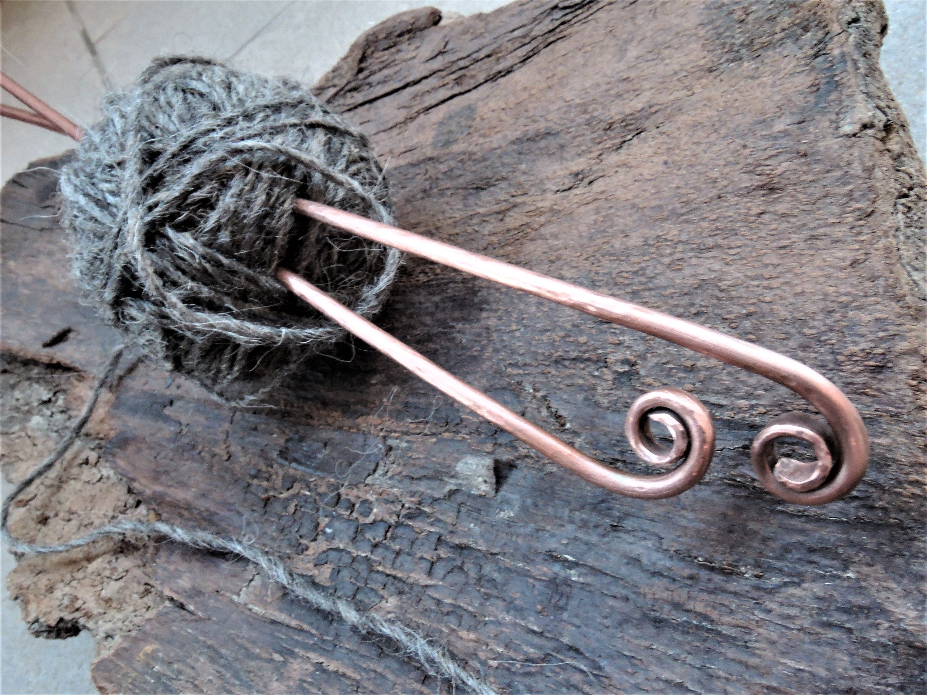 Copper Knitting Needles 3.5 Mm Handmade Knitting Accessory Etsy